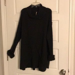Free People wrap sweater